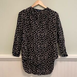 Madewell floral blouse